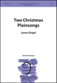 Two Christmas Plainsongs TTBB choral sheet music cover